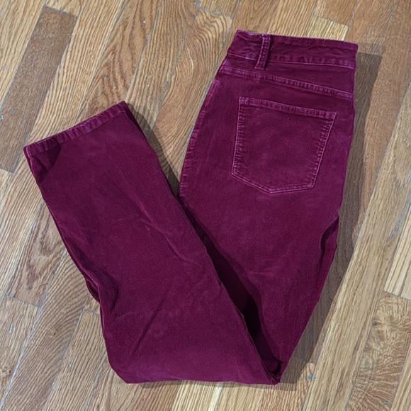 Talbots Simply Flattering Red Corduroy Pants - Picture 4 of 6